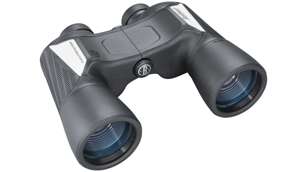 Bushnell 12X50 Spectator Sport Porro Permafocus Binoculars, Black/Silver, BS11250