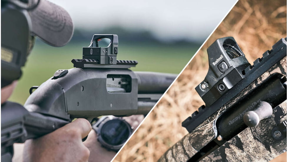 Bushnell 1X25mm RXS-250 Reflex Sight FMC, Weaver/Picatinny, Red, Unlimited, Black, RXS250