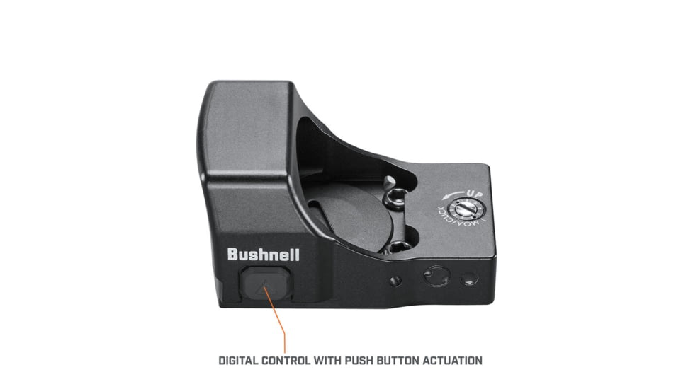 Bushnell 1X25mm RXS-250 Reflex Sight FMC, Weaver/Picatinny, Red, Unlimited, Black, RXS250