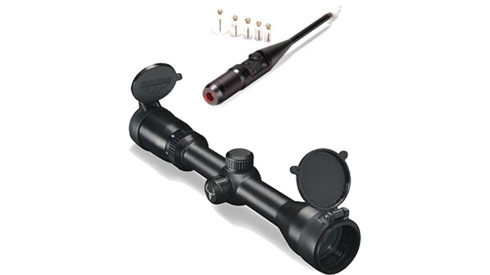 Bushnell 2-7x36mm Trophy XLT Rifle Scope, Crossbow DOA Reticle Matte Black732736XB w/ Laser Boresighter