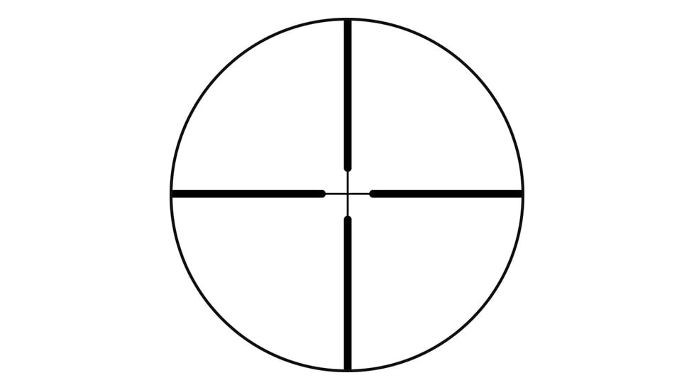 Bushnell 4-12x40 Banner Multi-X Hunting Rifle Scope, Matte Black, 614124R