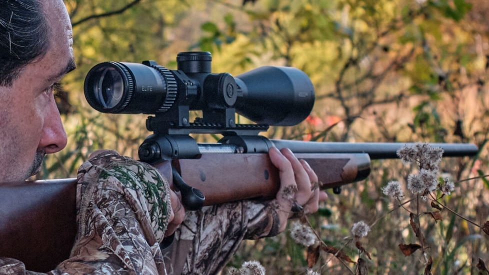 Bushnell 4-16x50 Elite 4500 Rifle Scope, 30 mm, Second Focal Plane, Multi-X, 50 MOA, Black, REL4165BS3