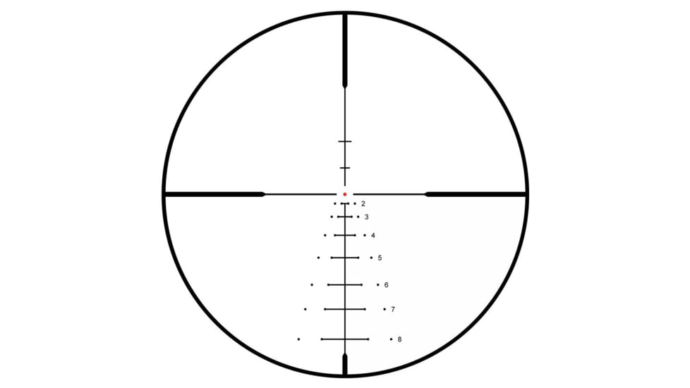 Bushnell 5 R5 Black 4-12x 40mm 1" Tube Illuminated DOA-LRH800 Reticle, R5-41240S2