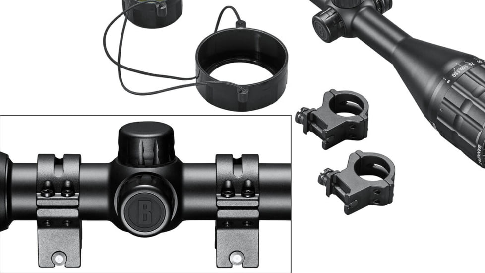 Bushnell Banner 2 6-18x50mm Rifle Scope, 1in Tube, DOA Quick Ballistic Reticle, Black, small, RB6185BS12