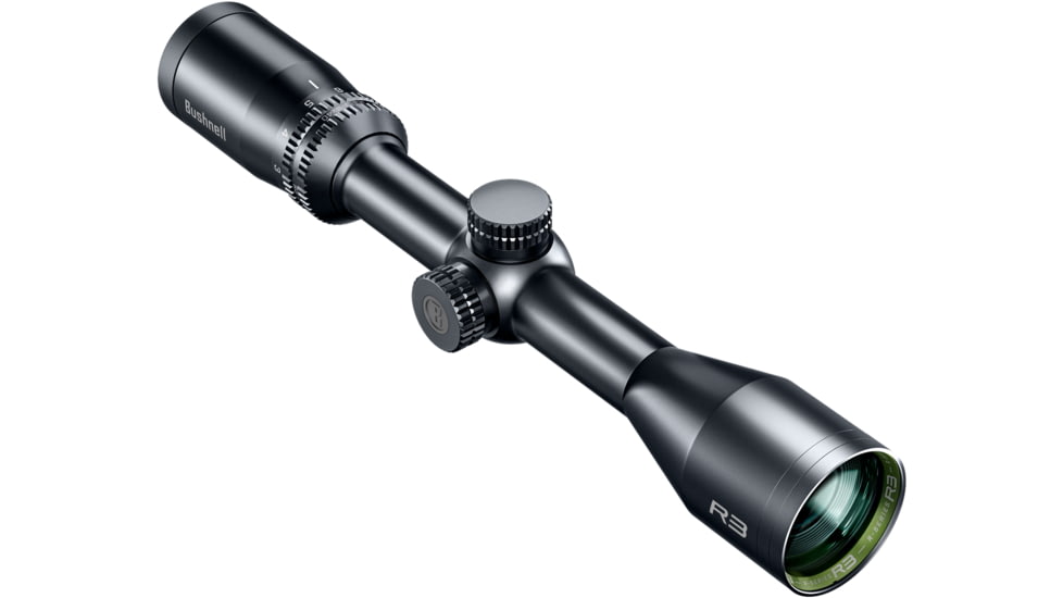 Bushnell R3 3-9x40mm 1 inch Tube Rifle Scope, Second Focal Plane