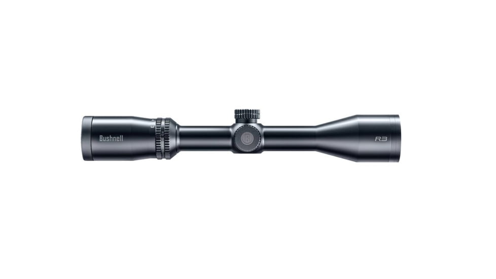 Bushnell R3 3-9x40mm Rifle Scope Extended Eye-Relief with DOA Quick Ballistic, 1in Tube, Second Focal Plane