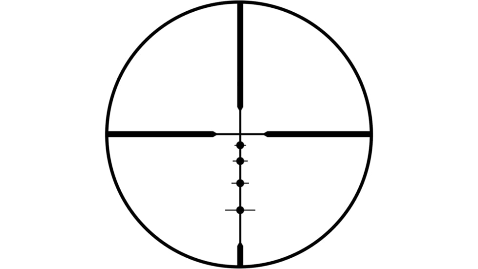 Bushnell R3 3-9x50mm 1 inch Tube Rifle Scope, Second Focal Plane