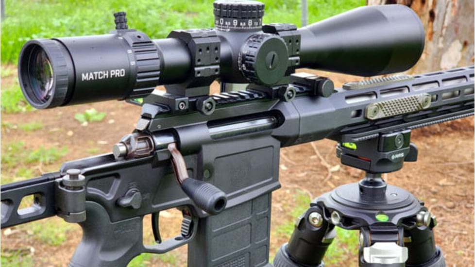 Bushnell Match Pro ED 5-30x56mm Rifle Scope, 34mm Tube, First Focal Plane, MOA, DM2 Reticle, Black, small, MP53056AMI