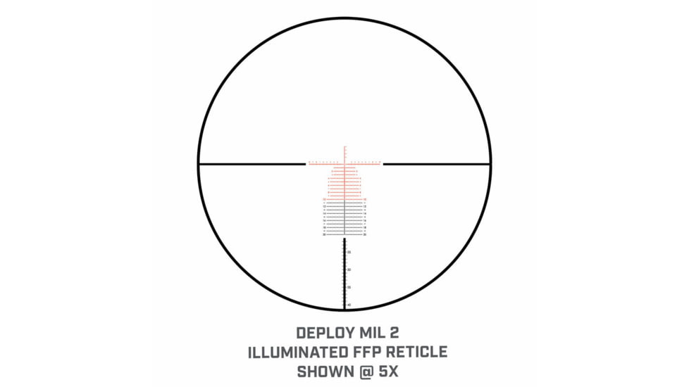 Bushnell Match Pro ED 5-30x56mm Rifle Scope, 34mm Tube, First Focal Plane, MRAD, DM2 Reticle, Black, small, MP53056DMI