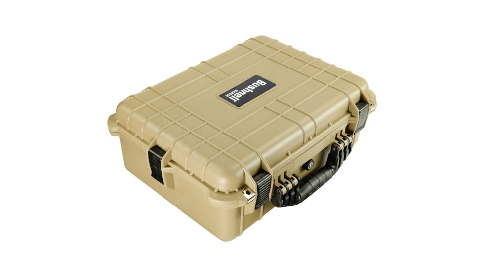Bushnell Medium 20in Waterproof Gear/Gun Hard Case w/ Foam, Tan, Large, BN00002-TAN