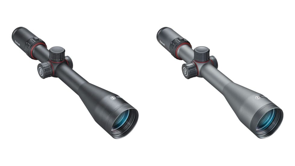 Bushnell Nitro 6-24x50mm Rifle Scope, Black, Gun Metal Gray