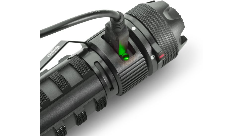 Bushnell PRO Rechargable 1000 Lumen Flashlight, Black, 50009