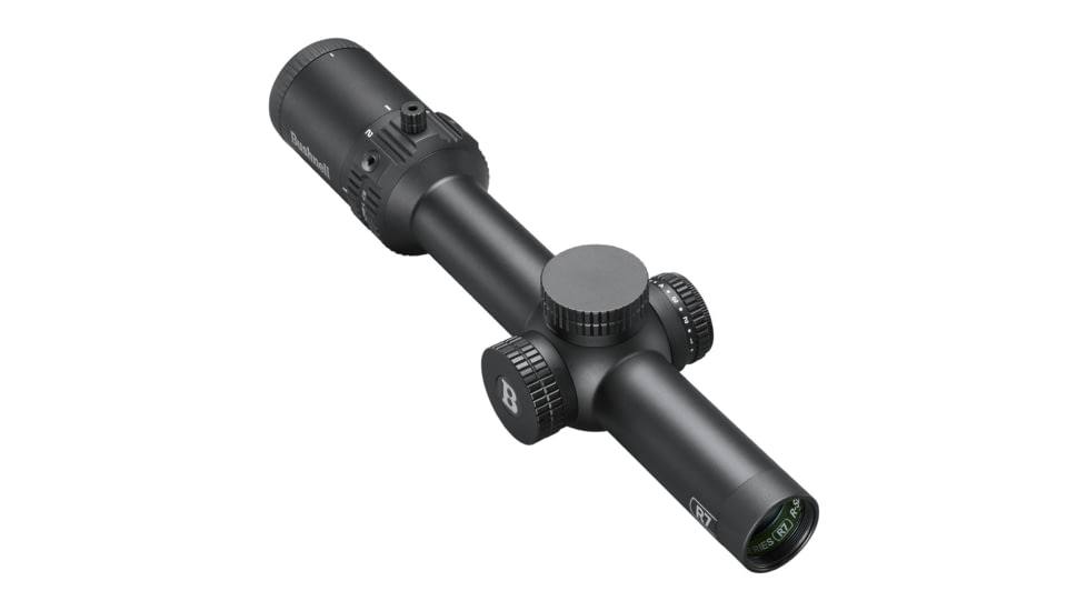 Bushnell R7 1-8x24mm ED Rifle Scope, SFP MOA Fiber Dot Illum. Ret., EXO, Box 5L, R7-1824A2