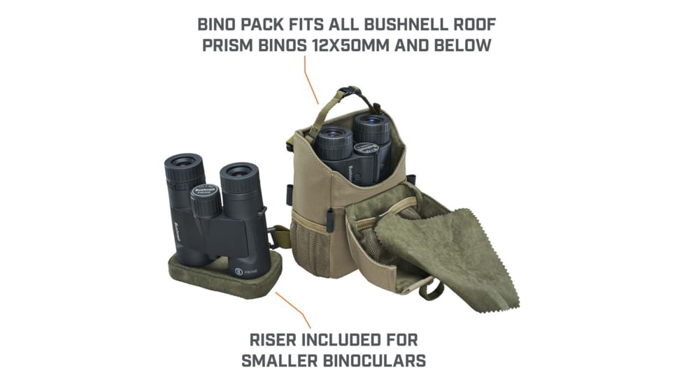 Bushnell Vault Modular Optics Protection System Binocular Pack, Green, BABINPCT