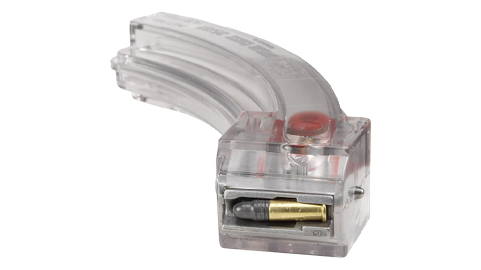 Butler Creek Steel Lips Rifle Magazine, 25 Round, Clear Banana, 25, MO112562