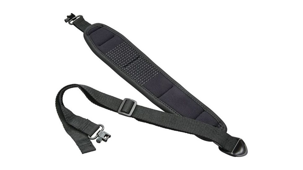 Butler Creek Comfort Stretch Gun Sling, Rifle, w/Uncle Mike's QD Swivel, Black, 81013