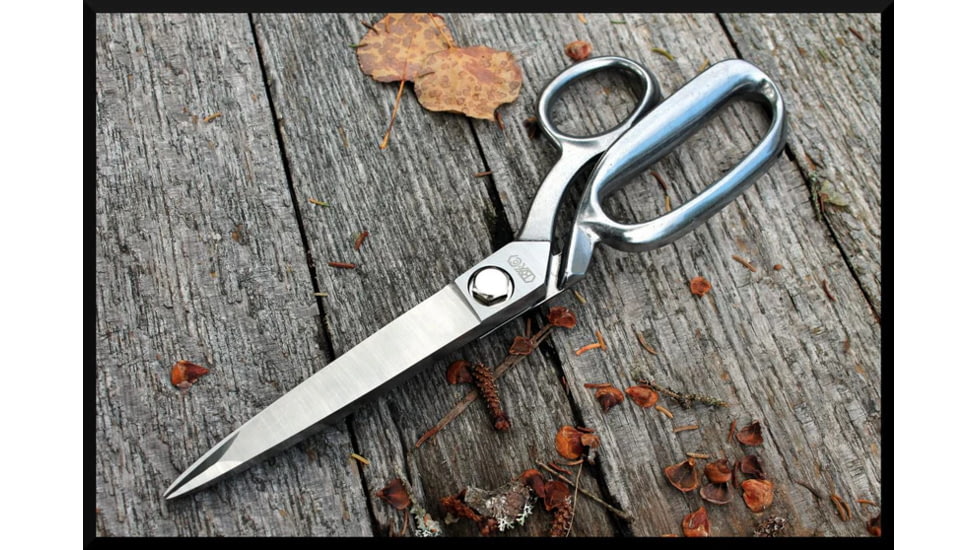 BYX Co Humboldt Utility Shears, 11.13in Overall, Spear Point Blades, Unplated High Carbon Steel, 15.8oz, BYX-210LRKS