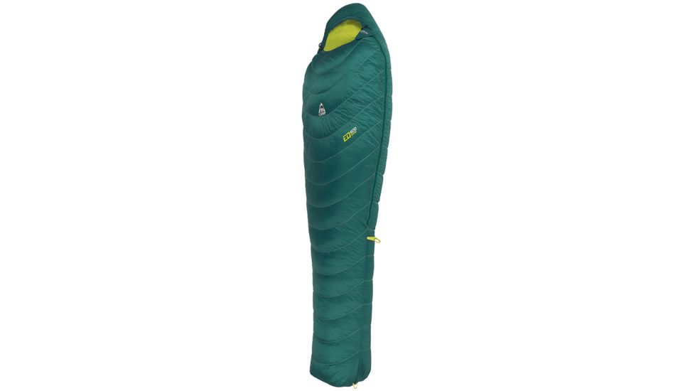 C.A.M.P. ED 400 Plus Line Sleeping Bag, Left Zip, Green Blue/Lime, 2701S