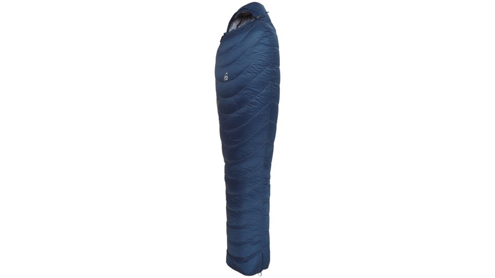 C.A.M.P. ED 400 Plus Line Sleeping Bag, Right Zip, Cobalt Blue/Gray, 2701D