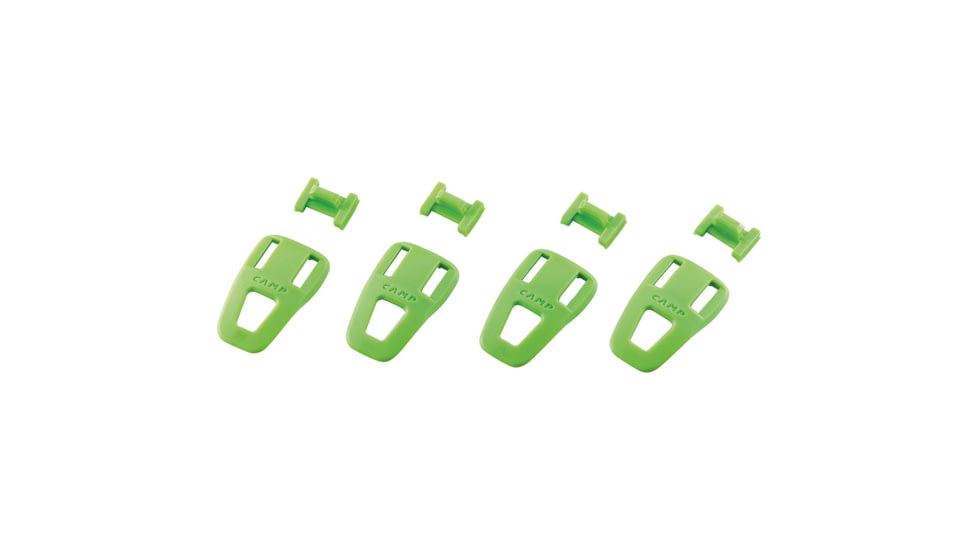 C.A.M.P. Titan Helmet Replacement Headlamp Clips, Green, 2718