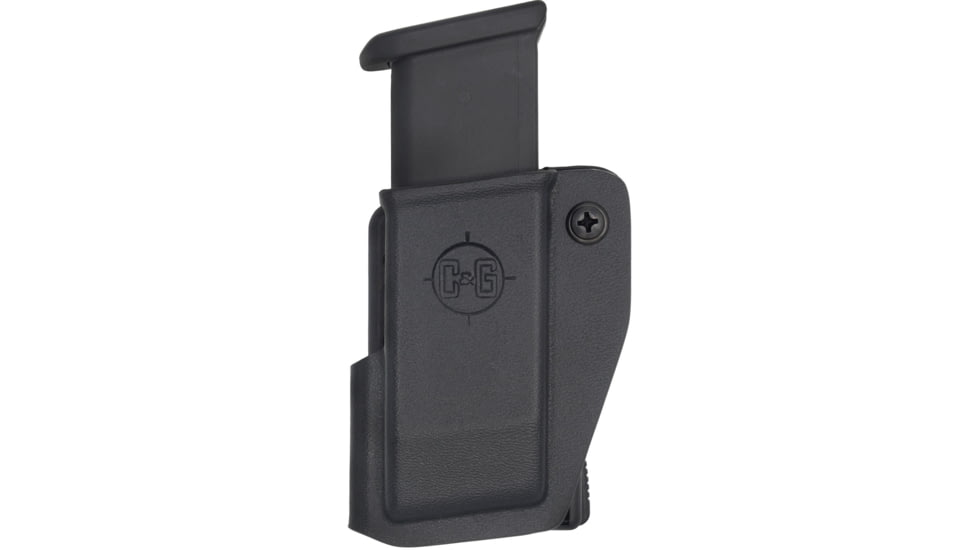 C&amp;G Holsters Competition OWB Magazine Holster, 10/45, Right Hand, Black, 4110-100
