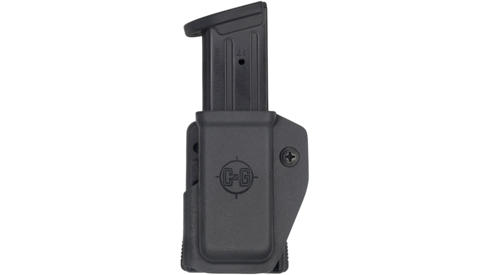 C&amp;G Holsters Competition OWB Magazine Holster, 10/45, Right Hand, Black, 4110-100