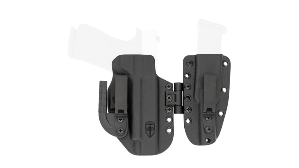 C&amp;G Holsters MOD 1 Modular Holster System Black Kydex IWB Glock 17/19 w/ Mag, Right Hand, 694-100