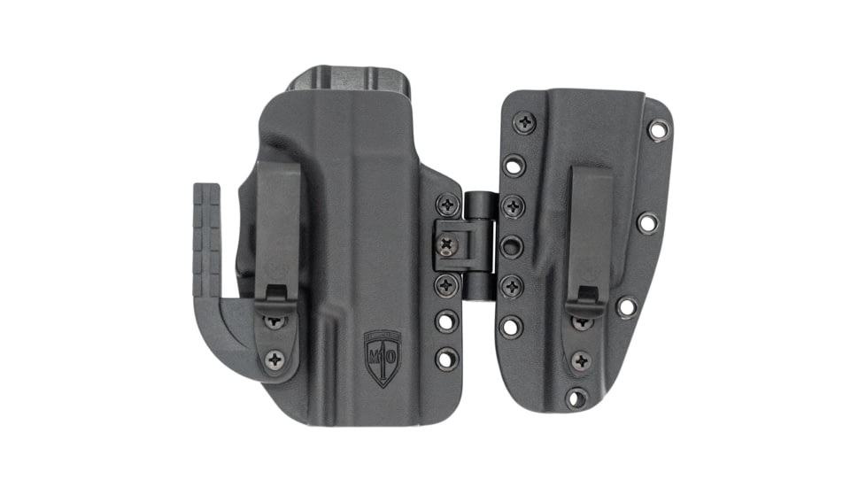 C&amp;G Holsters MOD 1 Modular Holster System Black Kydex IWB Polymer 80 PF940v2 w/ Mag, Right Hand, 710-100