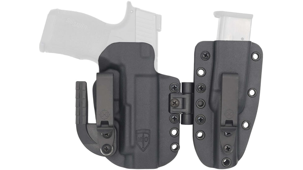 C&amp;G Holsters Mod1 Kydex IWB Belt Holster System, SIG Sauer P365/P365XL, Right Hand, CNC, Black, 0386-100