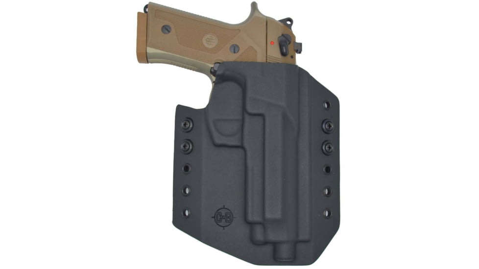 C&amp;G Holsters OWB Covert Beretta M9A3 RH S, Outside-the-Waistband OWB, Beretta M9A3, Right, Black, 014-100