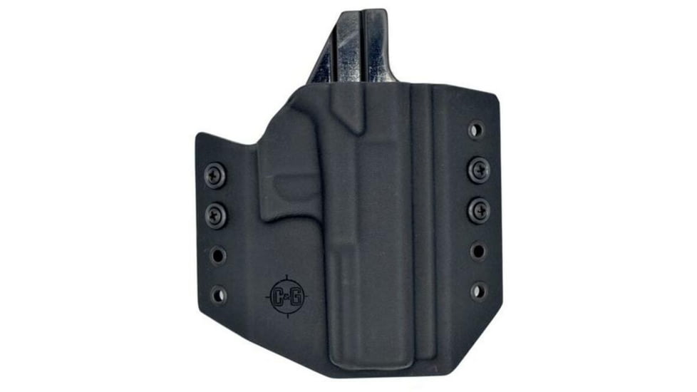C&amp;G Holsters OWB Covert Ruger SR22 RH S, Outside-the-Waistband OWB, Ruger SR22, Right, Black, 035-100