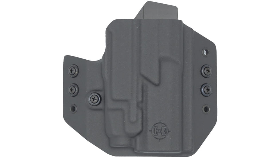 C&amp;G Holsters OWB Tactical Holster, Sig Sauer P320c w/ TLR-7 Streamlight, Outside-the-Waistband OWB, Right, Black, 386-100