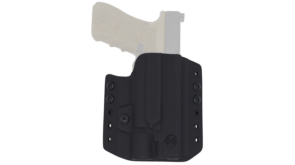 C&amp;G Holsters OWB Tactical H&amp;K VP9 X300UA/B RH S, Outside-the-Waistband OWB, H&amp;K VP9 X300A/B, Right, Black, 368-100