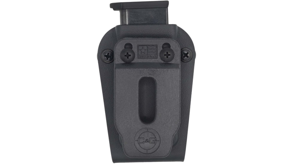 C&amp;G Holsters Single Magazine OWB/IWB Holster, 10/45, Ambidextrous, Black, 4008-100