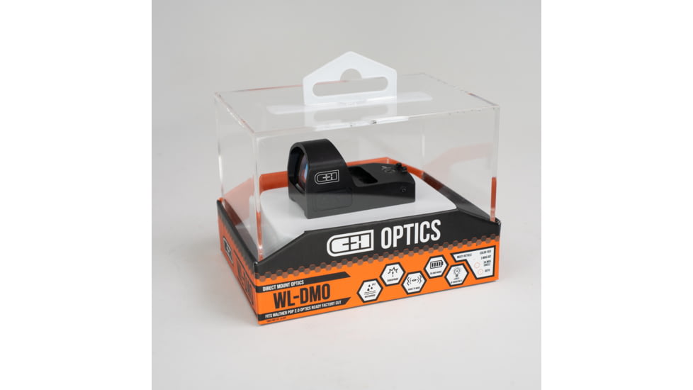 C&amp;H Precision Weapons Direct Mount Optic for Walther PDP 2.0 Optics Ready Pistols