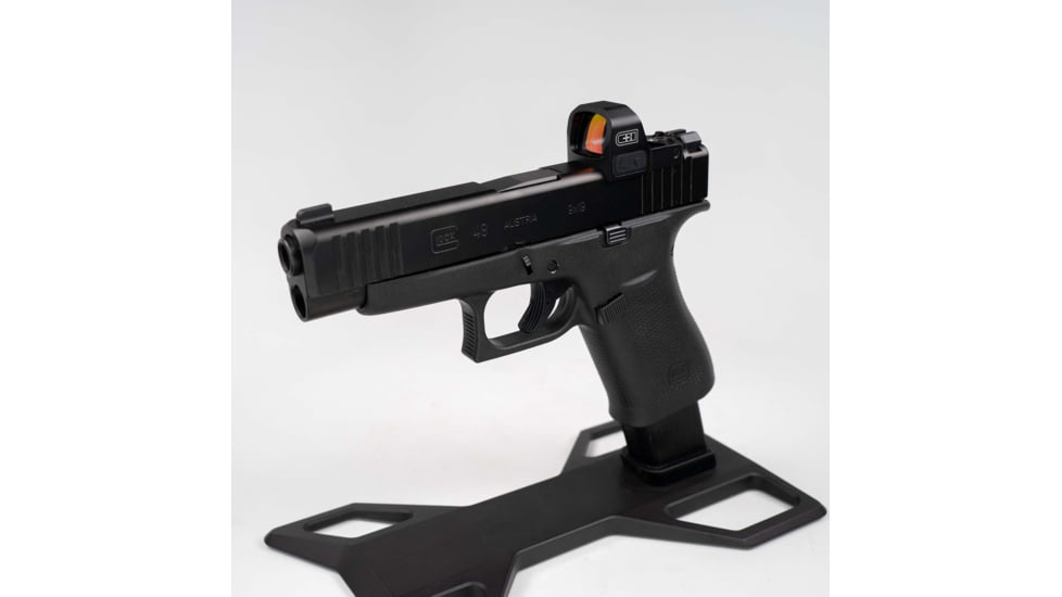 C&amp;H Precision Weapons Edc Glx Optic W/ Red 3 Moa Dot Reticle - For Glock 43/48 Mos Direct Mount - RD-EDC-RD-GLX
