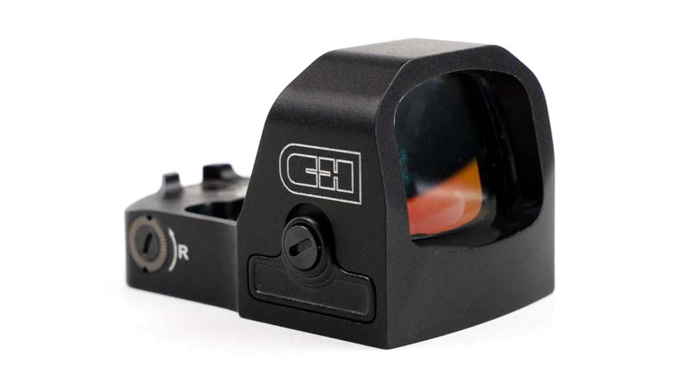 C&amp;H Precision Weapons Edc Glx Optic W/ Red 3 Moa Dot Reticle - For Glock 43/48 Mos Direct Mount - RD-EDC-RD-GLX