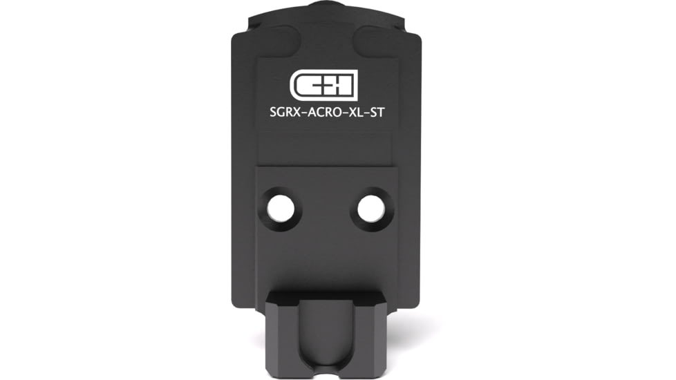 C&amp;H Precision Weapons Optics Adapter Plate - Sig P320 Rx/pro/axg, Black - SGRX-ACRO-XL-ST