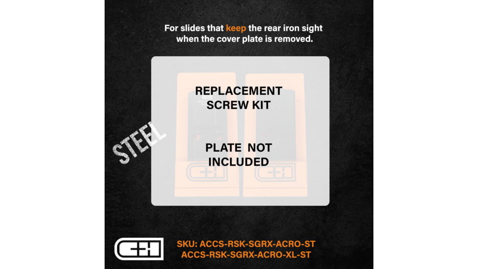 C&amp;H Precision Weapons Optics Adapter Plate - Sig P320 Rx/pro/axg - SGRX-ACRO-XL-ST