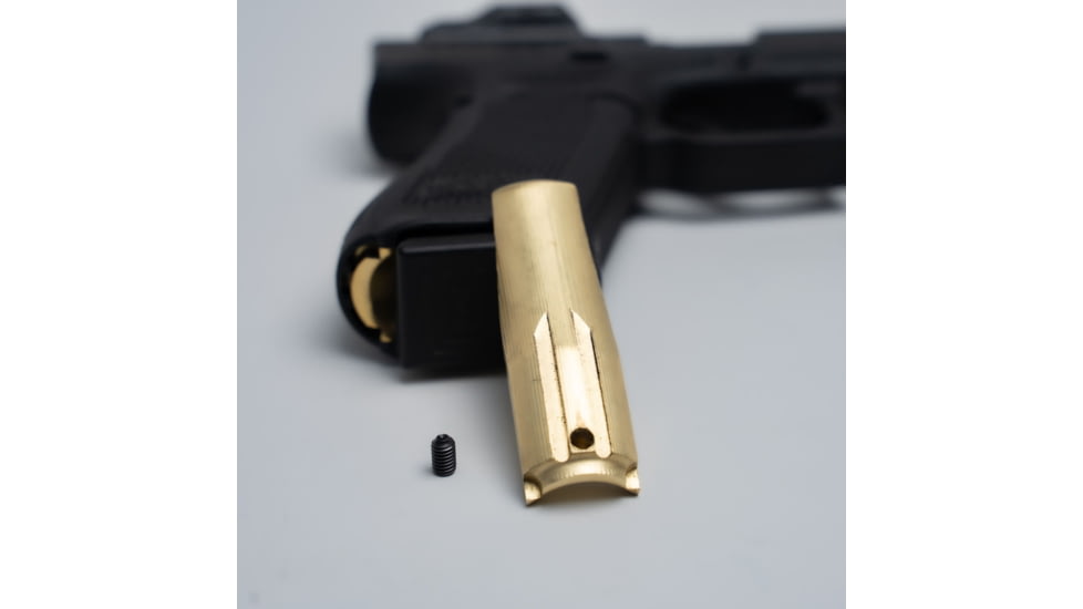 C&amp;H Precision Weapons Brass Glock Speed Feed Pro, Glock 17 Gen 5, GL-SPEEDFEED-17-BR