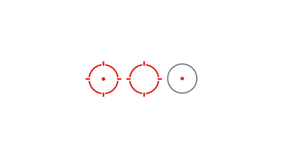 C&amp;H Precision Weapons STRYKR Red Dot for FLUX Raider and PDWs, Black, RD-STKR-PMO-RD-MR