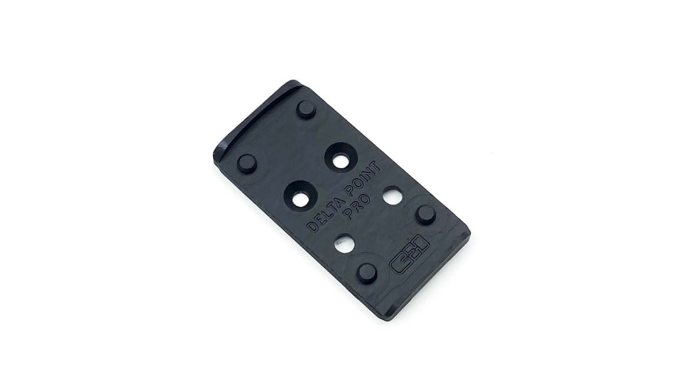 C&amp;H Precision Weapons V4 MIL/LEO Adapter Plate, Glock MOS, Leupold Delta Point Pro DPP, Black, GL-DPP