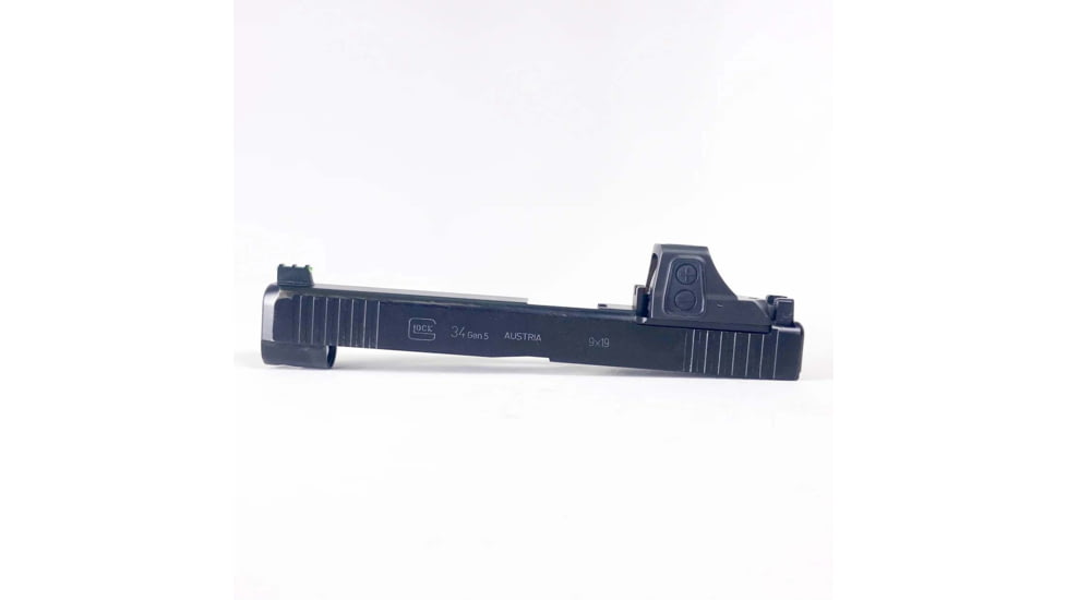 C&amp;H Precision Weapons V4 MIL/LEO Adapter Plate, Glock MOS, Trijicon RMR / Holosun 407C / 507C / 508C/ 508T, Black, GL-RH-RSF