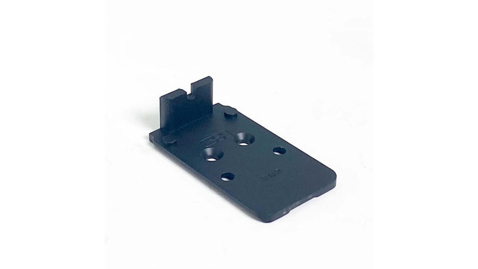 C&amp;H Precision Weapons V4 MIL/LEO Adapter Plate, Glock MOS, Trijicon RMR / Holosun 407C / 507C / 508C/ 508T, Black, GL-RH-RSF