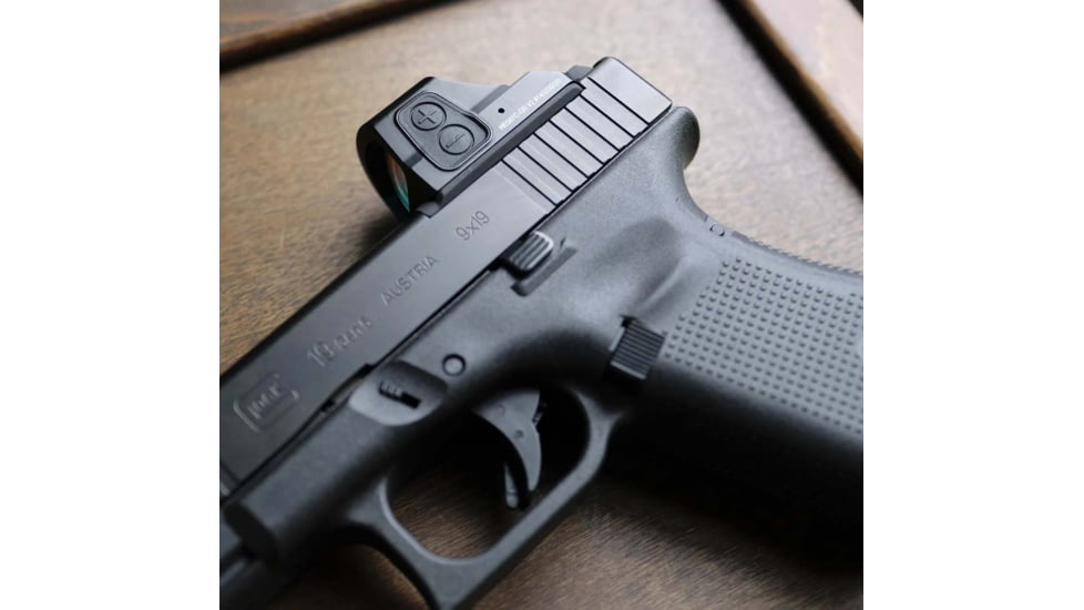 C&amp;H Precision Weapons V4 MIL/LEO Adapter Plate, Glock MOS, Trijicon RMR, SRO, Holosun 407C, 507C, 508C, 508T, Black, GL-RSH
