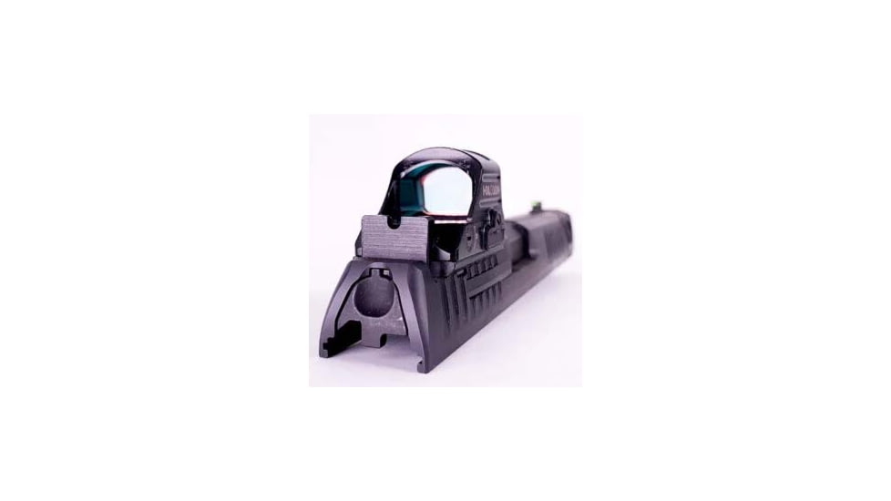 C&amp;H Precision Weapons Walther PPQ , Q4, Q5 Adapter Plate, Trijicon RMR/SRO, Holosun, 407C, 507C,508C, 508T w/ Integrated Rear Sight, Black, WLPPQ-RSH-RSR