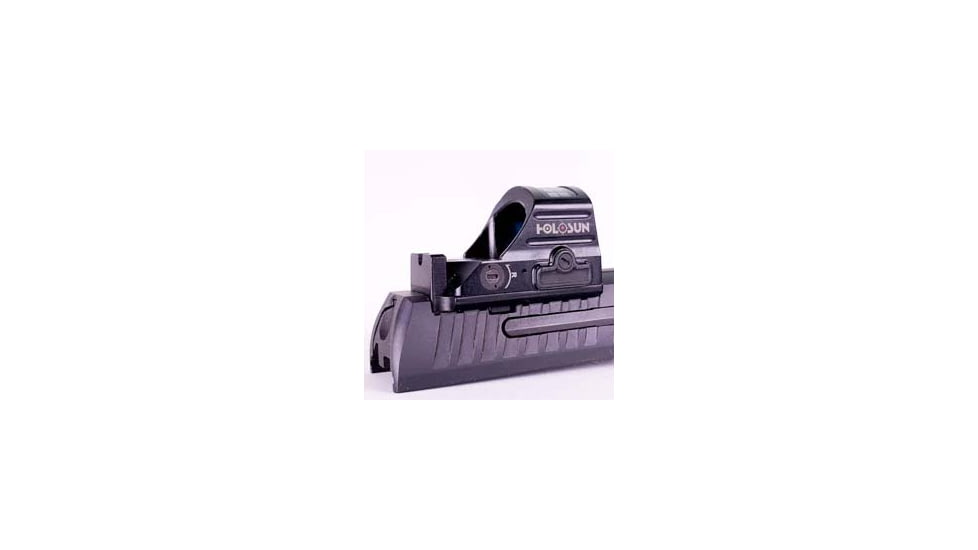 C&amp;H Precision Weapons Walther PPQ , Q4, Q5 Adapter Plate, Trijicon RMR/SRO, Holosun, 407C, 507C,508C, 508T w/ Integrated Rear Sight, Black, WLPPQ-RSH-RSR