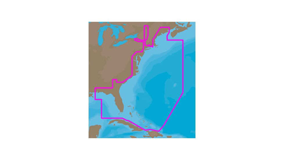 C-MAP 4D Max, US East Coast &amp; Bahamas, Black CMAP-NA-D022