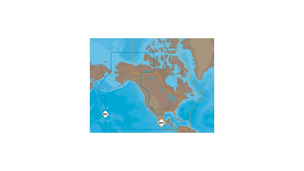 C-MAP MAX Mega, No.+Cen. Amer.-Pacific, SD CMAP-NA-M035-SD