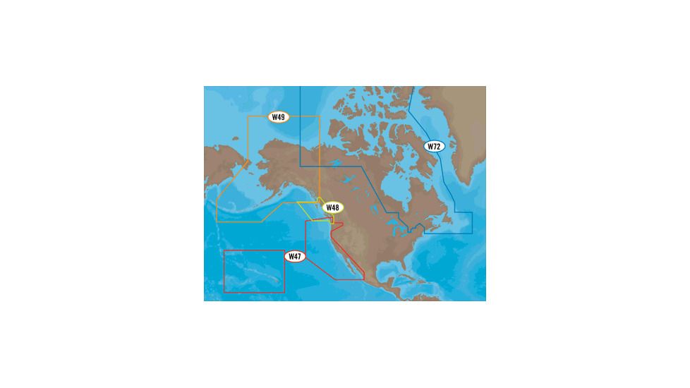 C-MAP MAX Wide, US W. Coast &amp; Hawaii, SD CMAP-NA-M024-SD